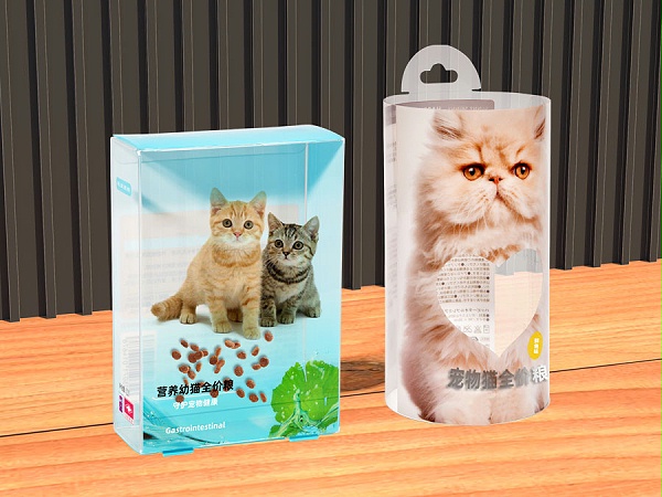 猫粮pvc包装盒